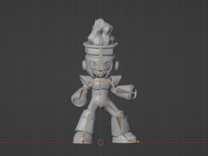Fireman - Megaman Modelo 3D