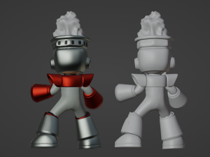 Fireman - Megaman Modelo 3D