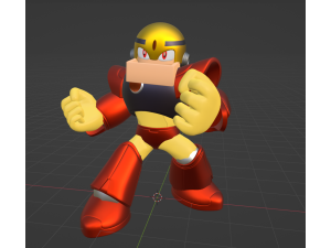 Gutsman - Megaman Modelo 3D