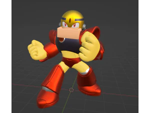 Gutsman - Megaman 3D Model