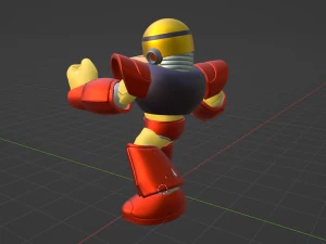 Gutsman - Megaman 3D Model