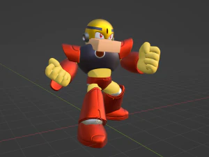Gutsman - Megaman 3D Model