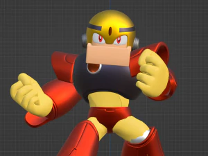 Gutsman - Megaman 3D Model