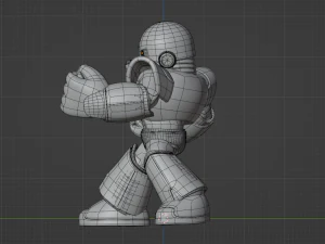 Gutsman - Megaman 3D Model