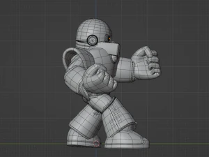 Gutsman - Megaman 3D Model