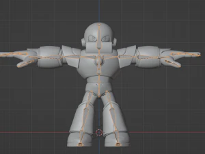 Gutsman - Megaman 3D Model