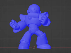 Gutsman - Megaman 3D Model