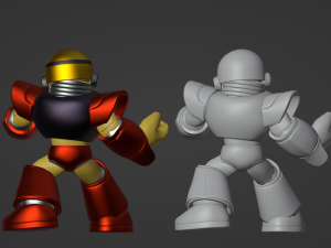Gutsman - Megaman Modelo 3D