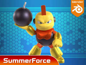Bombman - Megaman Modelo 3D