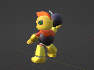Bombman - Megaman Modelo 3D