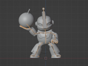 Bombman - Megaman Modelo 3D