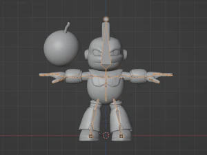 Bombman - Megaman 3D Model