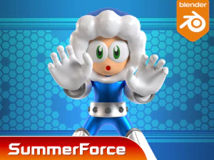 Iceman - Megaman 3D Model