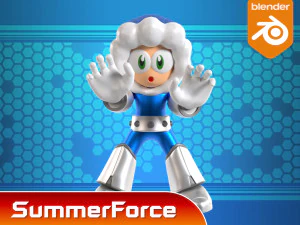 Iceman - Megaman 3D Model