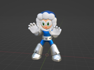 Iceman - Megaman 3Dモデル