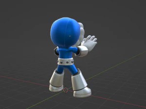 Iceman - Megaman 3D Model