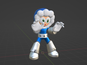Iceman - Megaman 3Dモデル