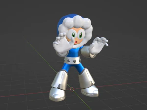 Iceman - Megaman 3D Model