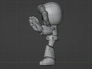 Iceman - Megaman 3D Model