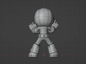 Iceman - Megaman 3D Model
