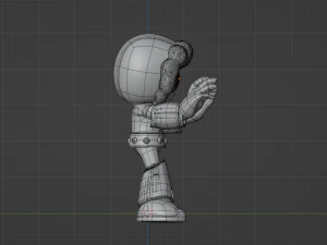 Iceman - Megaman 3D Model