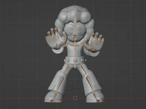 Iceman - Megaman 3D Model