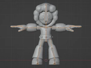 Iceman - Megaman 3D Model