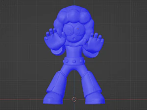 Iceman - Megaman 3D Model