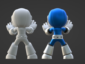 Iceman - Megaman 3Dモデル