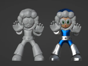 Iceman - Megaman 3D Model