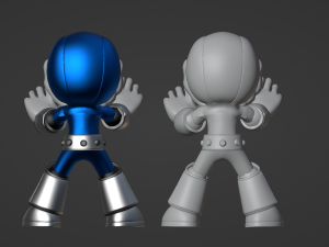 Iceman - Megaman 3Dモデル