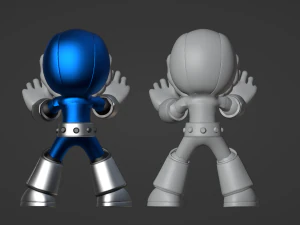 Iceman - Megaman 3D Model