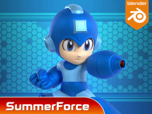 Megaman - Megaman Powered up 3D Model