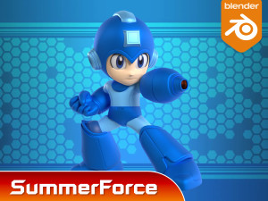 Megaman - Megaman Powered up 3D Model