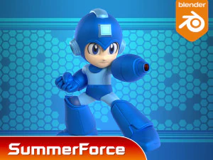 Megaman - Megaman Powered up 3D Model
