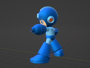 Megaman - Megaman Powered up 3D Model