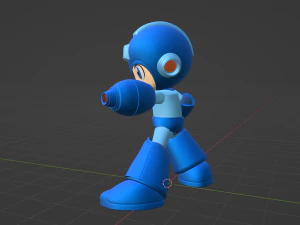 Megaman - Megaman Powered up 3D Model