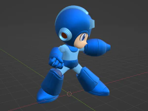 Megaman - Megaman Powered up 3D Model