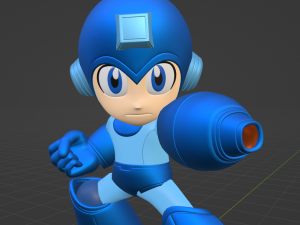 Megaman - Megaman Powered up 3D Model
