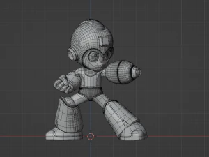 Megaman - Megaman Powered up 3D Model