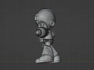 Megaman - Megaman Powered up 3D Model