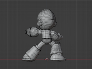 Megaman - Megaman Powered up 3D Model