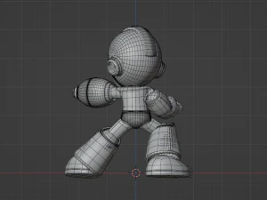 Megaman - Megaman Powered up 3D Model