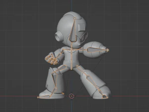 Megaman - Megaman Powered up 3D Model