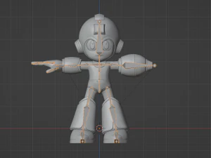 Megaman - Megaman Powered up 3D Model