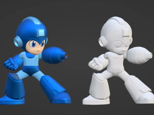 Megaman - Megaman Powered up 3D Model