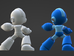 Megaman - Megaman Powered up 3D Model