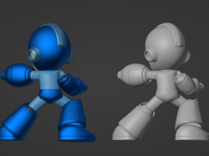 Megaman - Megaman Powered up 3D Model