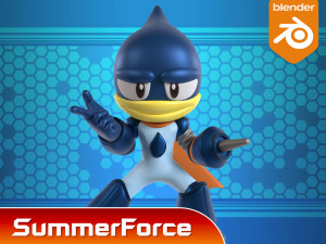 Oilman - Megaman Powered up 3D मॉडल