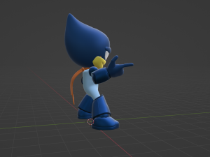 Oilman - Megaman Powered up 3D मॉडल